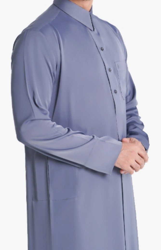 Premium fabric Qandora, side profile detail